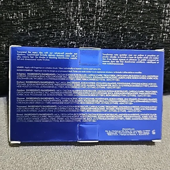 NEW Stilla Blue Realm Velvet Eye Shadow Palette Limited Edition Cream Like - Picture 5 of 12